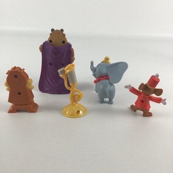 Disney Mini Board Book Step Outside with Chunky Figures Dumbo Beauty & The Beast - Picture 7 of 8